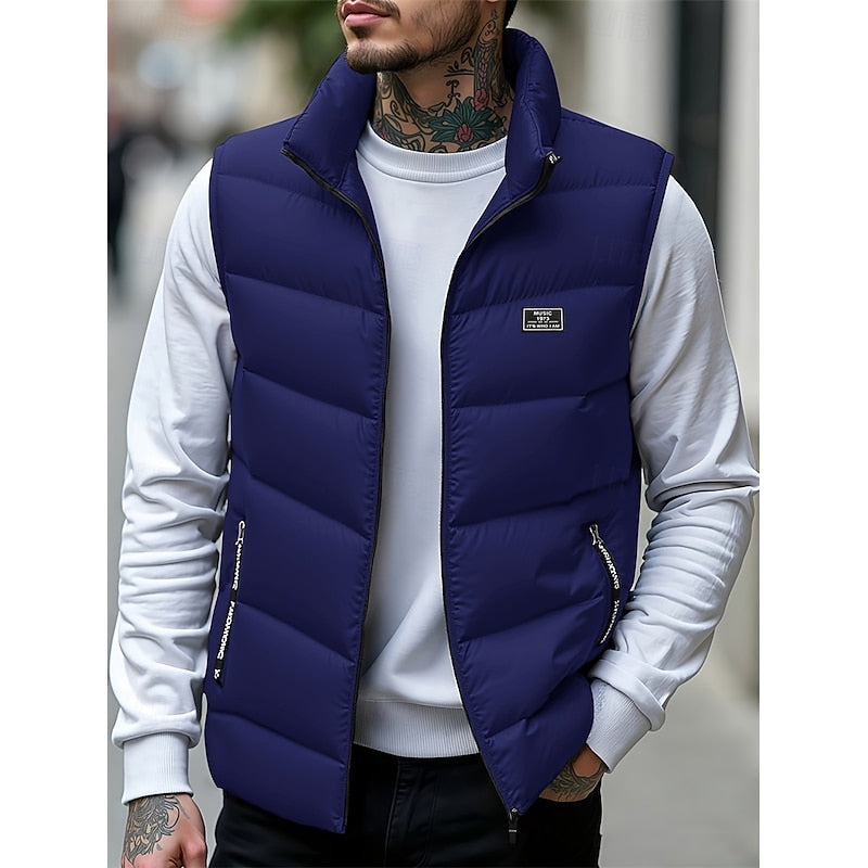 Lorvec | Homme Gilet Matelassé Sans Manches - Red - Image 11