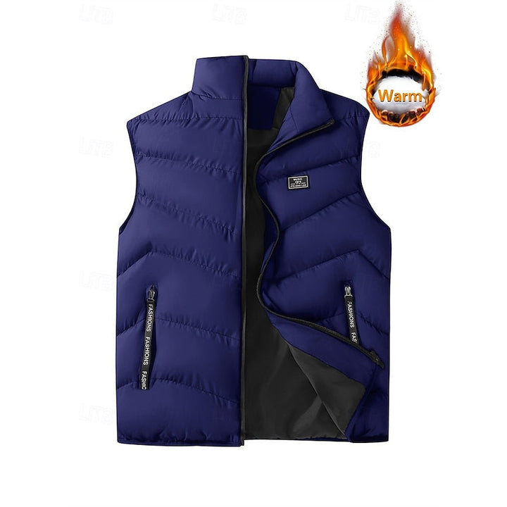 Lorvec | Homme Gilet Matelassé Sans Manches - Red - Image 12