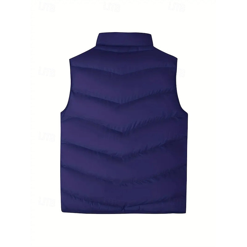 Lorvec | Homme Gilet Matelassé Sans Manches - Red - Image 13