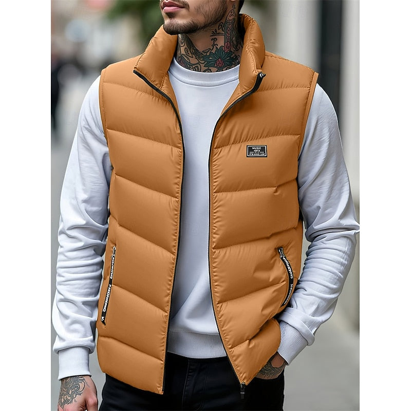Lorvec | Homme Gilet Matelassé Sans Manches - Red - Image 14