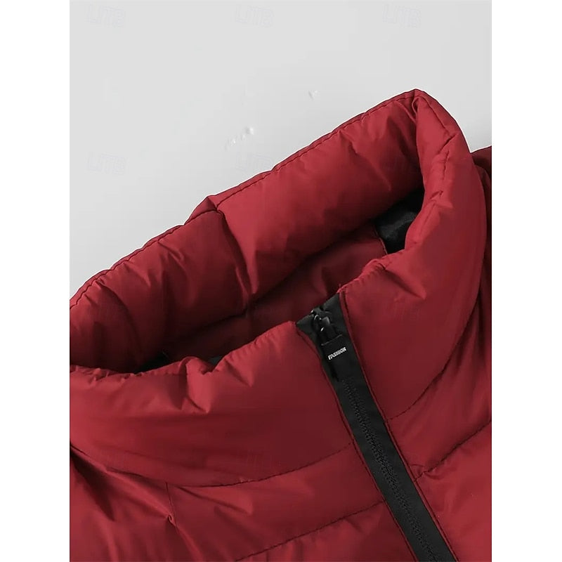 Lorvec | Homme Gilet Matelassé Sans Manches - Red - Image 4