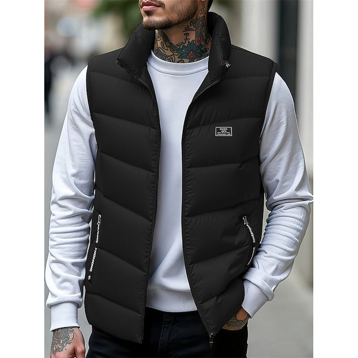 Lorvec | Homme Gilet Matelassé Sans Manches - Red - Image 5