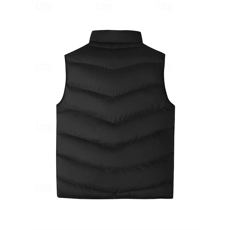 Lorvec | Homme Gilet Matelassé Sans Manches - Red - Image 7