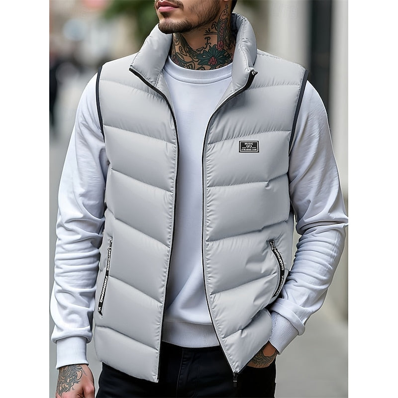 Lorvec | Homme Gilet Matelassé Sans Manches - Red - Image 8
