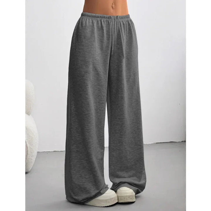 Lorvène | Femme Pantalon Large Jogging Ample - Light Brown - Image 2
