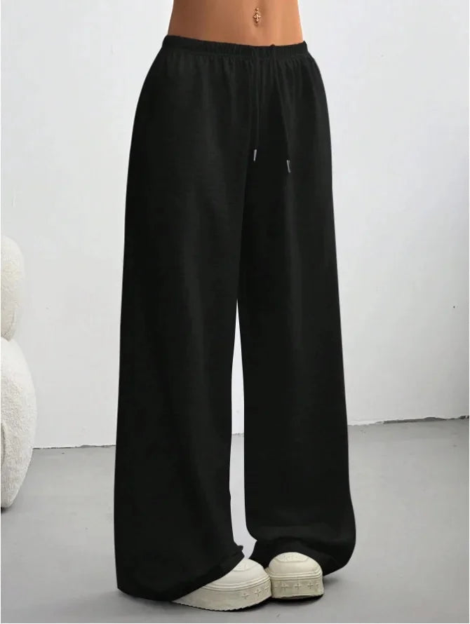 Lorvène | Femme Pantalon Large Jogging Ample - Light Brown - Image 6