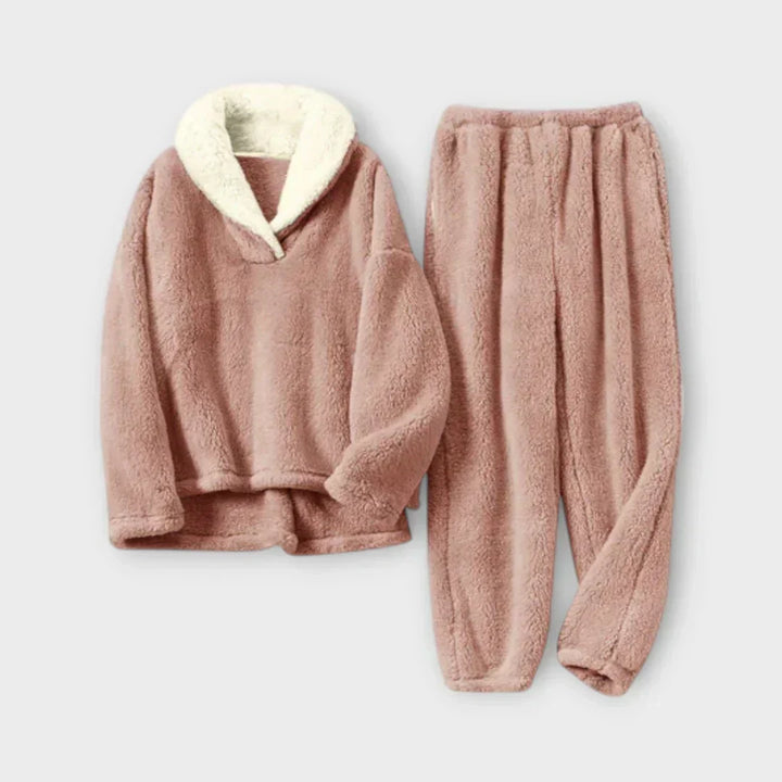 Élowïse | Ensemble Pyjama Polaire Femme Col Sherpa - Image 5
