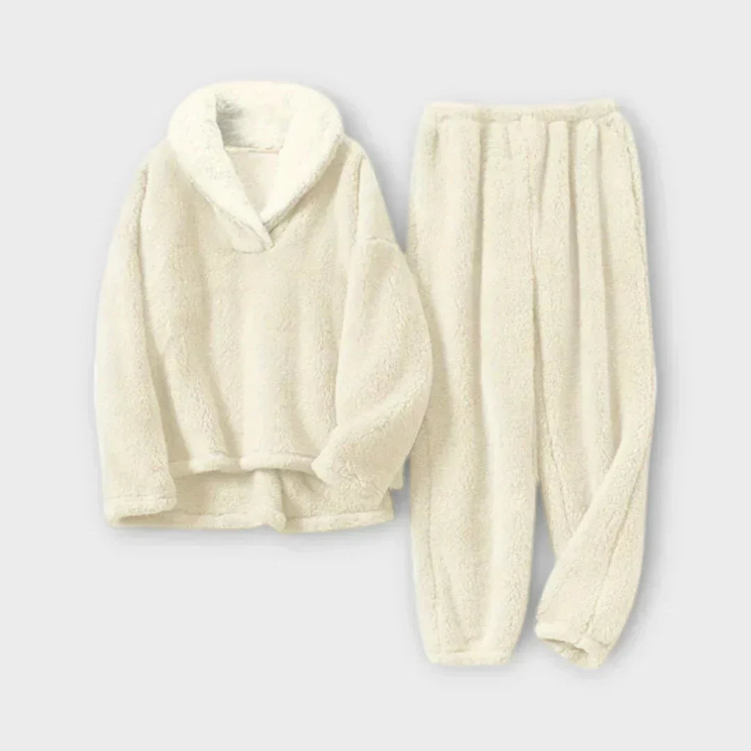 Élowïse | Ensemble Pyjama Polaire Femme Col Sherpa - Image 6