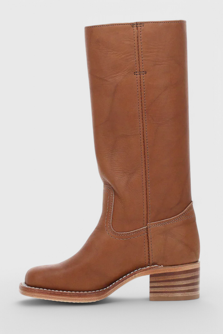 Lérawne | Bottes Femme Montantes Talon Bas - Image 11
