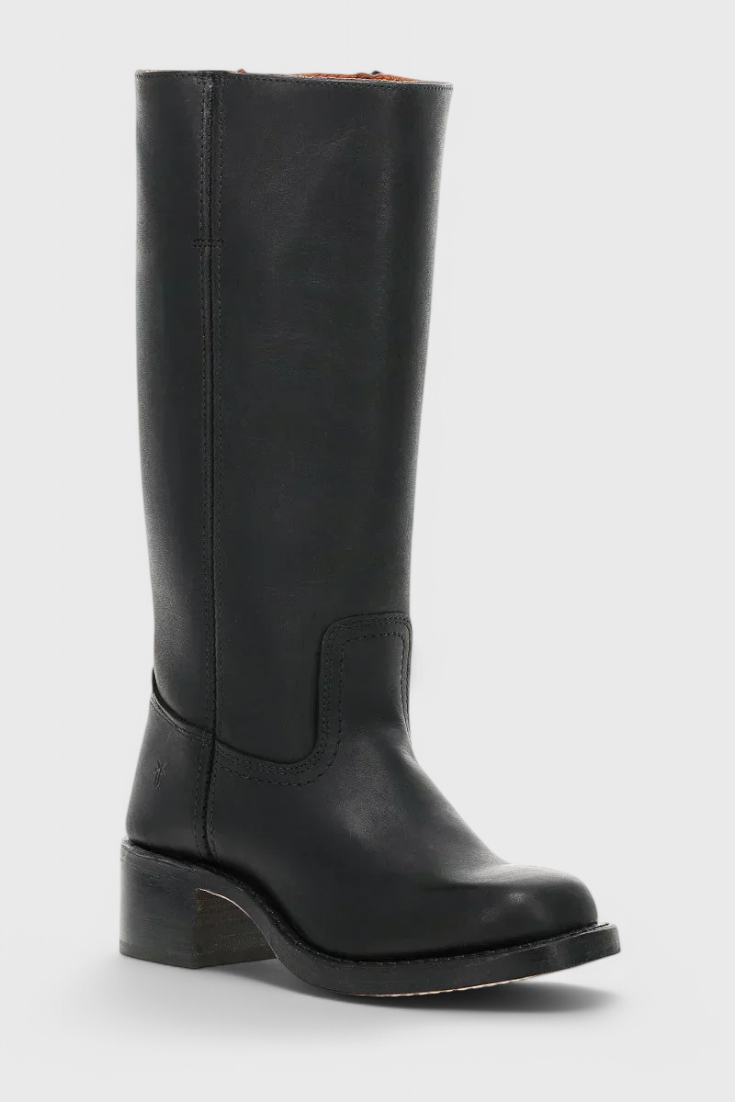 Lérawne | Bottes Femme Montantes Talon Bas - Image 12