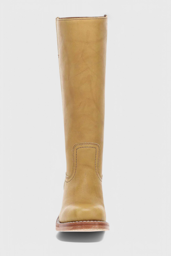 Lérawne | Bottes Femme Montantes Talon Bas - Image 15