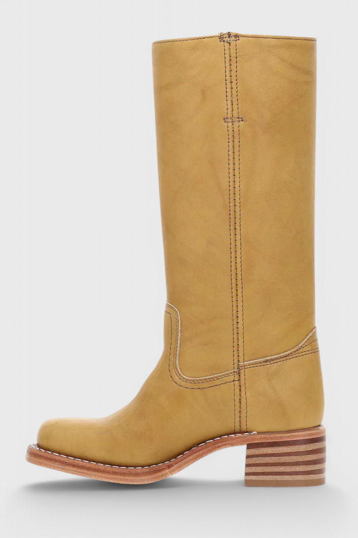 Lérawne | Bottes Femme Montantes Talon Bas - Image 16