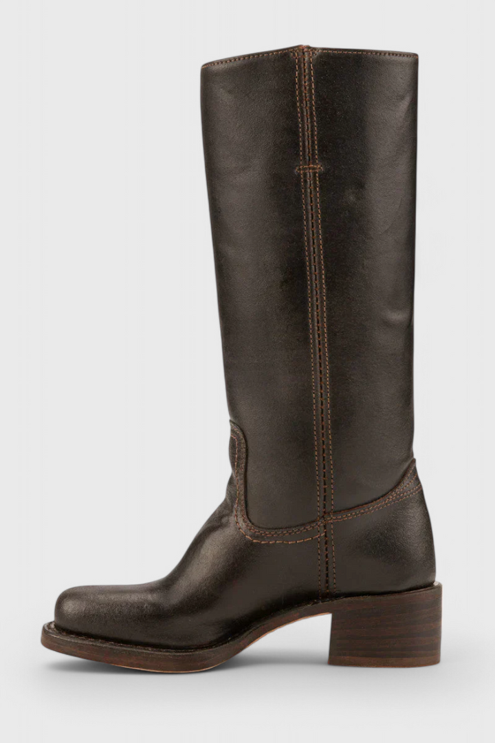 Lérawne | Bottes Femme Montantes Talon Bas - Image 18