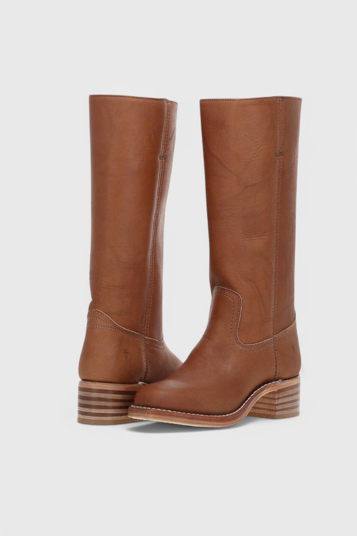Lérawne | Bottes Femme Montantes Talon Bas - Image 3