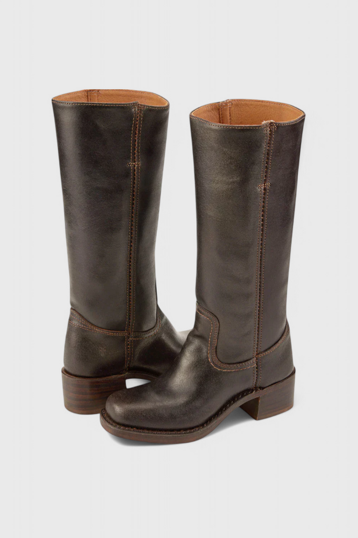 Lérawne | Bottes Femme Montantes Talon Bas - Image 6