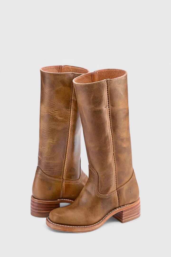 Lérawne | Bottes Femme Montantes Talon Bas - Image 7