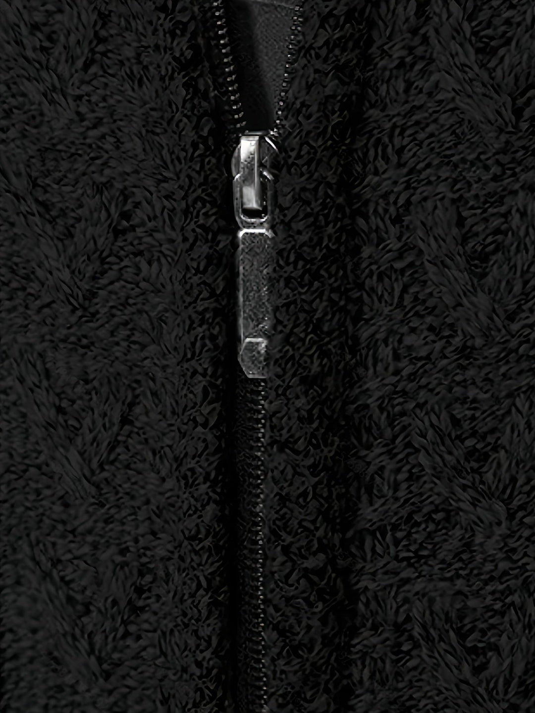 Lévand | Homme Cardigan Zippé Torsadé Col Montant - Black - Image 3