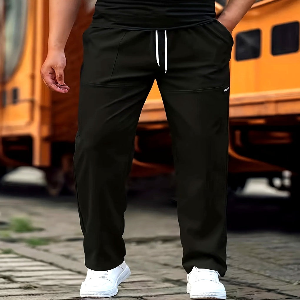 Lévand | Homme Pantalon Chino Coupe Droite - Black - Image 1