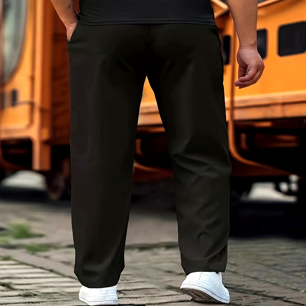 Lévand | Homme Pantalon Chino Coupe Droite - Black - Image 3