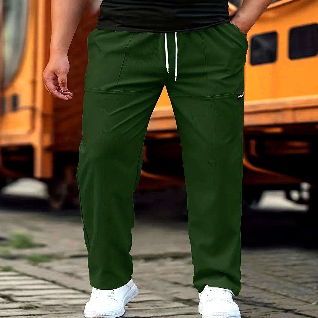 Lévand | Homme Pantalon Chino Coupe Droite - Black - Image 4
