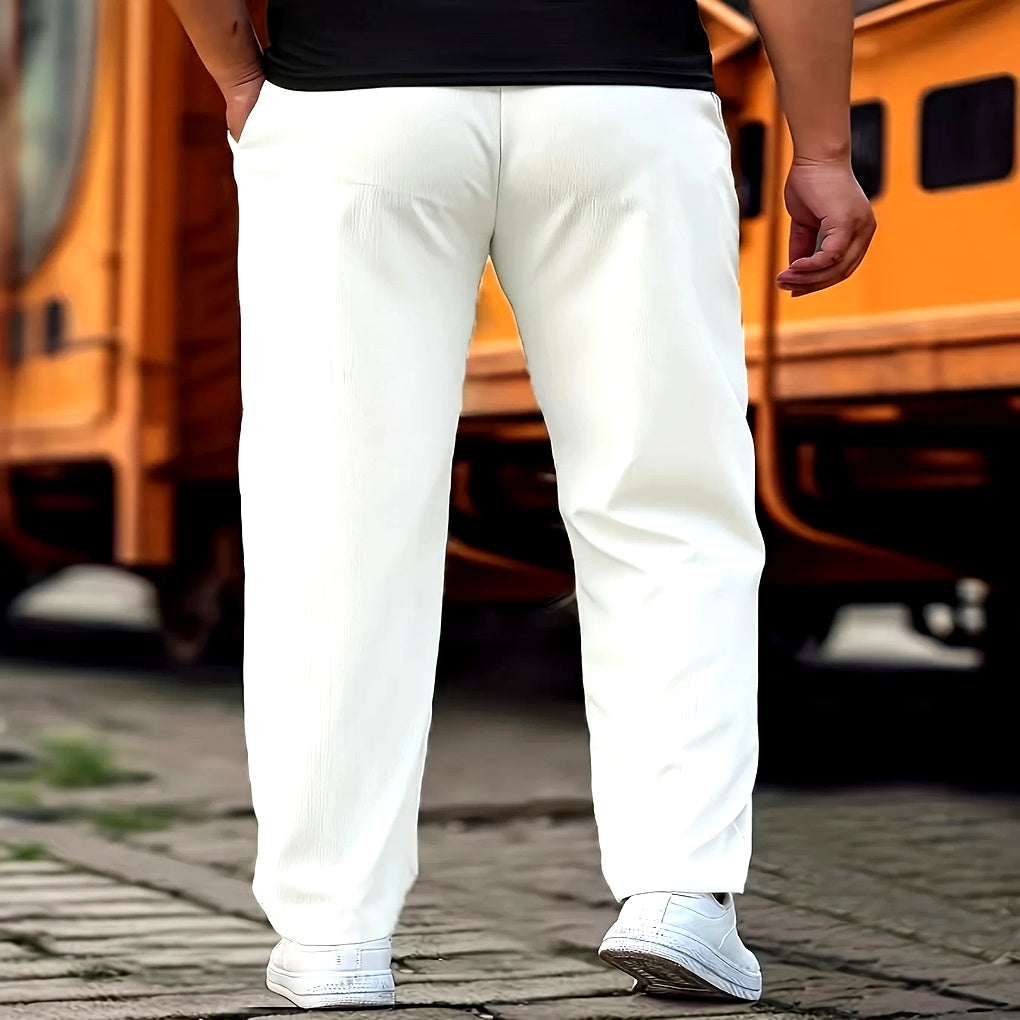 Lévand | Homme Pantalon Chino Coupe Droite - Black - Image 5