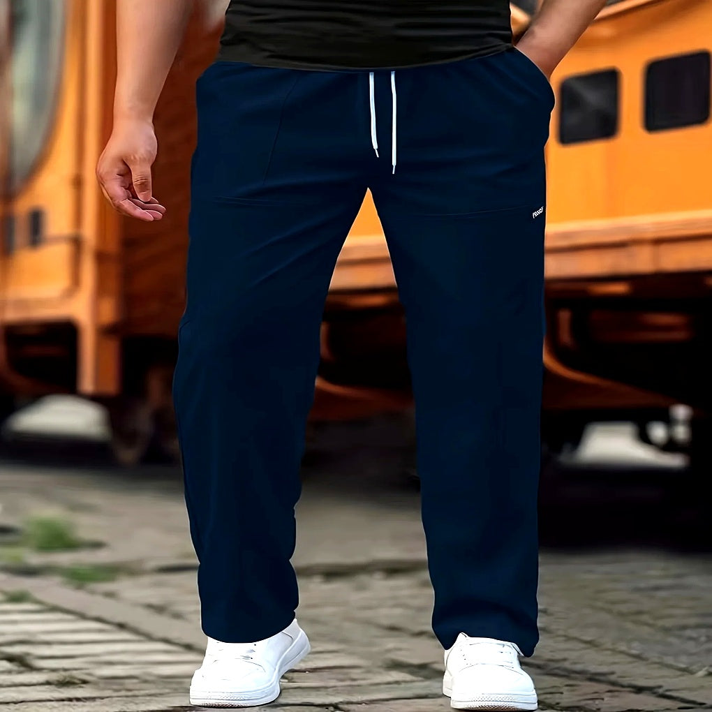 Lévand | Homme Pantalon Chino Coupe Droite - Black - Image 7