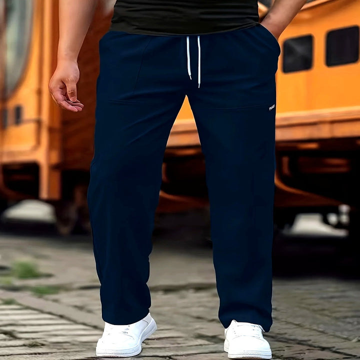 Lévand | Homme Pantalon Chino Coupe Droite - Black - Image 7
