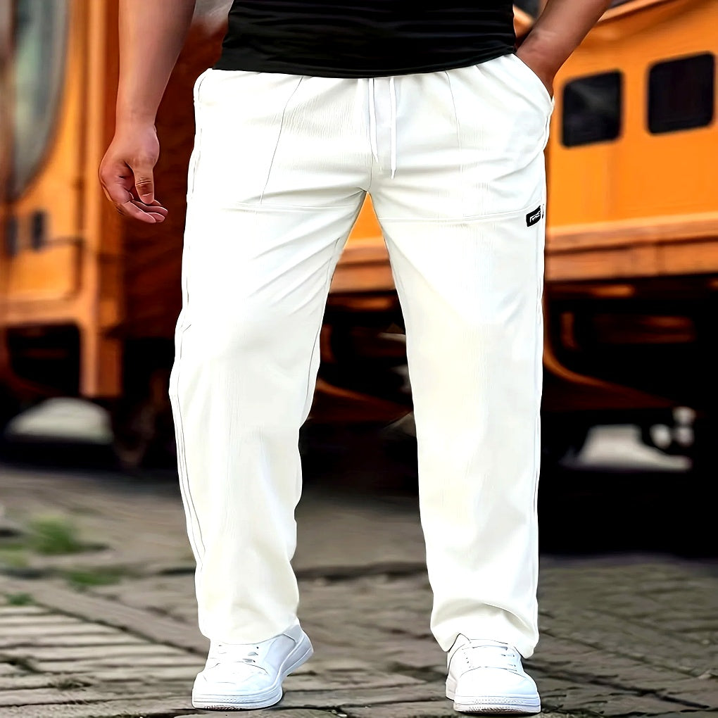 Lévand | Homme Pantalon Chino Coupe Droite - Black - Image 9