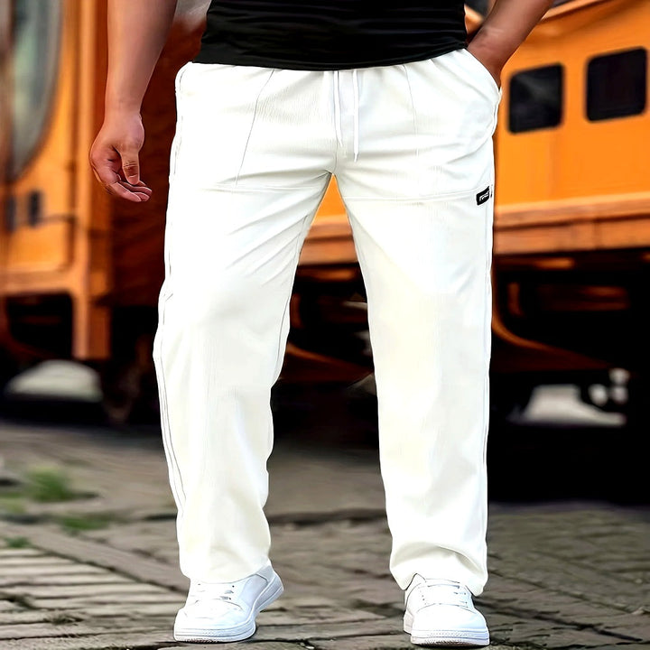 Lévand | Homme Pantalon Chino Coupe Droite - Black - Image 9