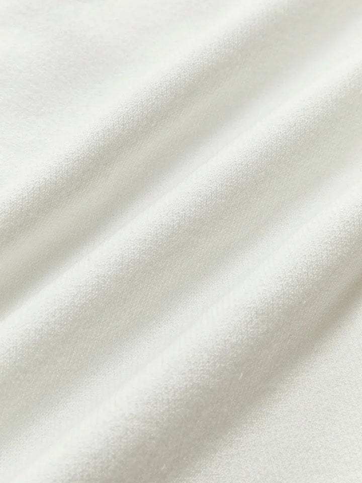 Lévane | Femme Pull Épaules Dénudées Côtelé - White - Image 7