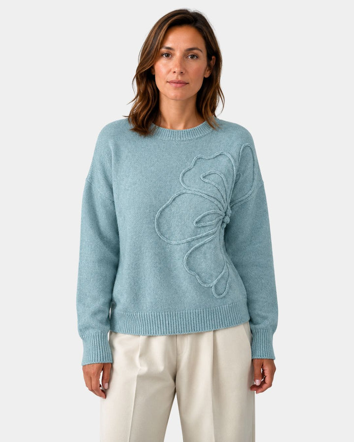 Élvorne | Pull Femme Motif Tricoté - Image 3