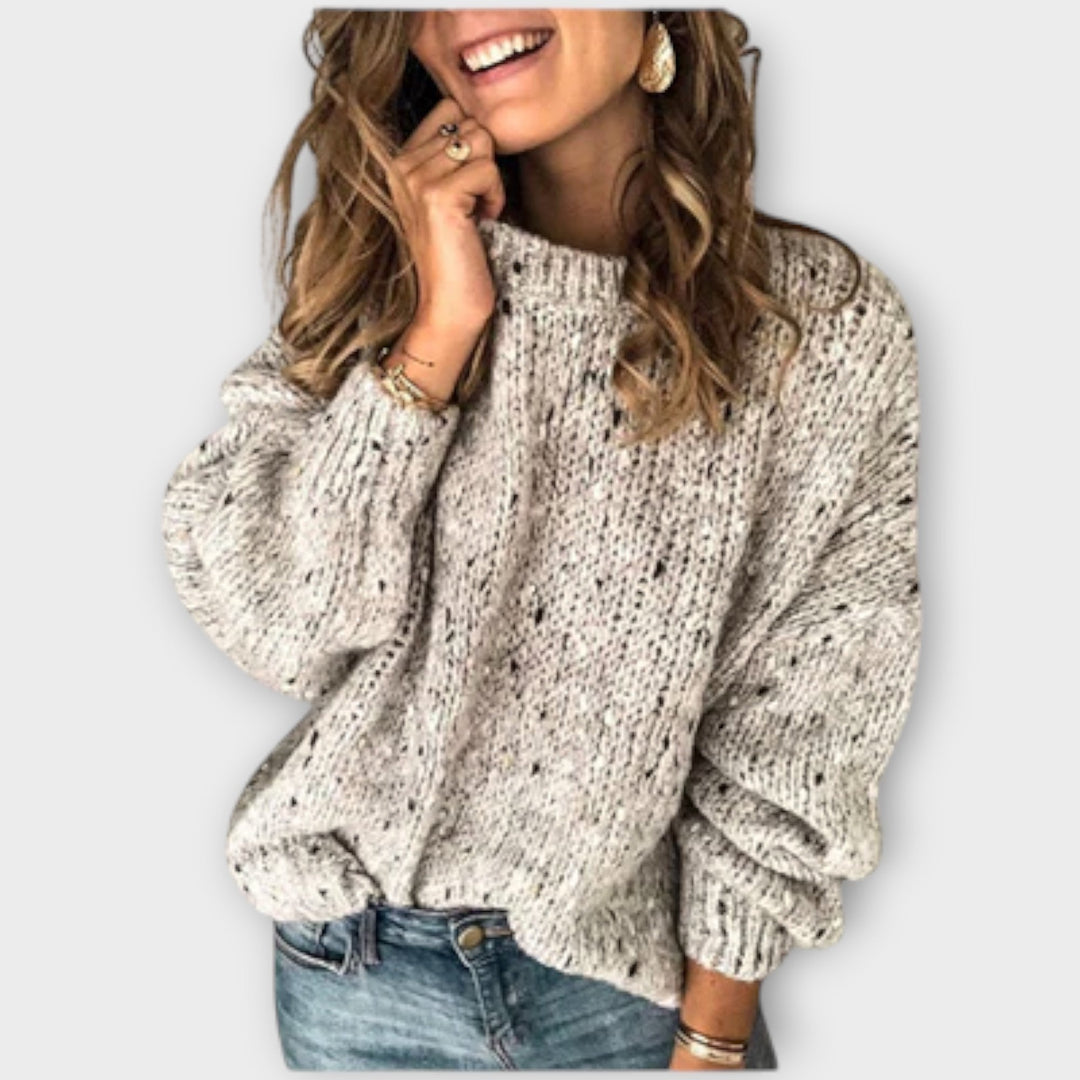 Lyvorne | Pull Femme Grosse Maille Oversize - Image 1