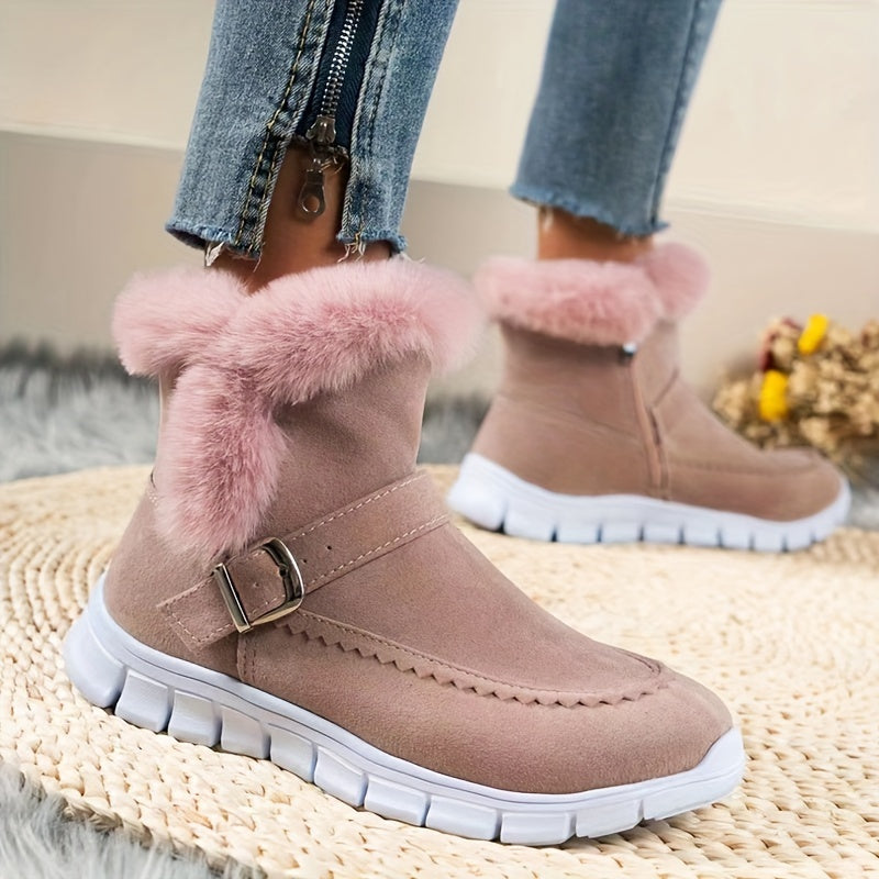 Melvane | Femme Bottines Hiver Fourrées Imperméables - Black - Image 10