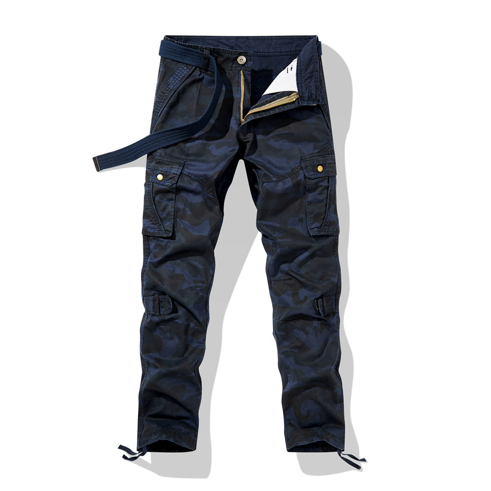 Mervald | Homme Pantalon Cargo Camouflage Multi-Poches - Green - Image 8