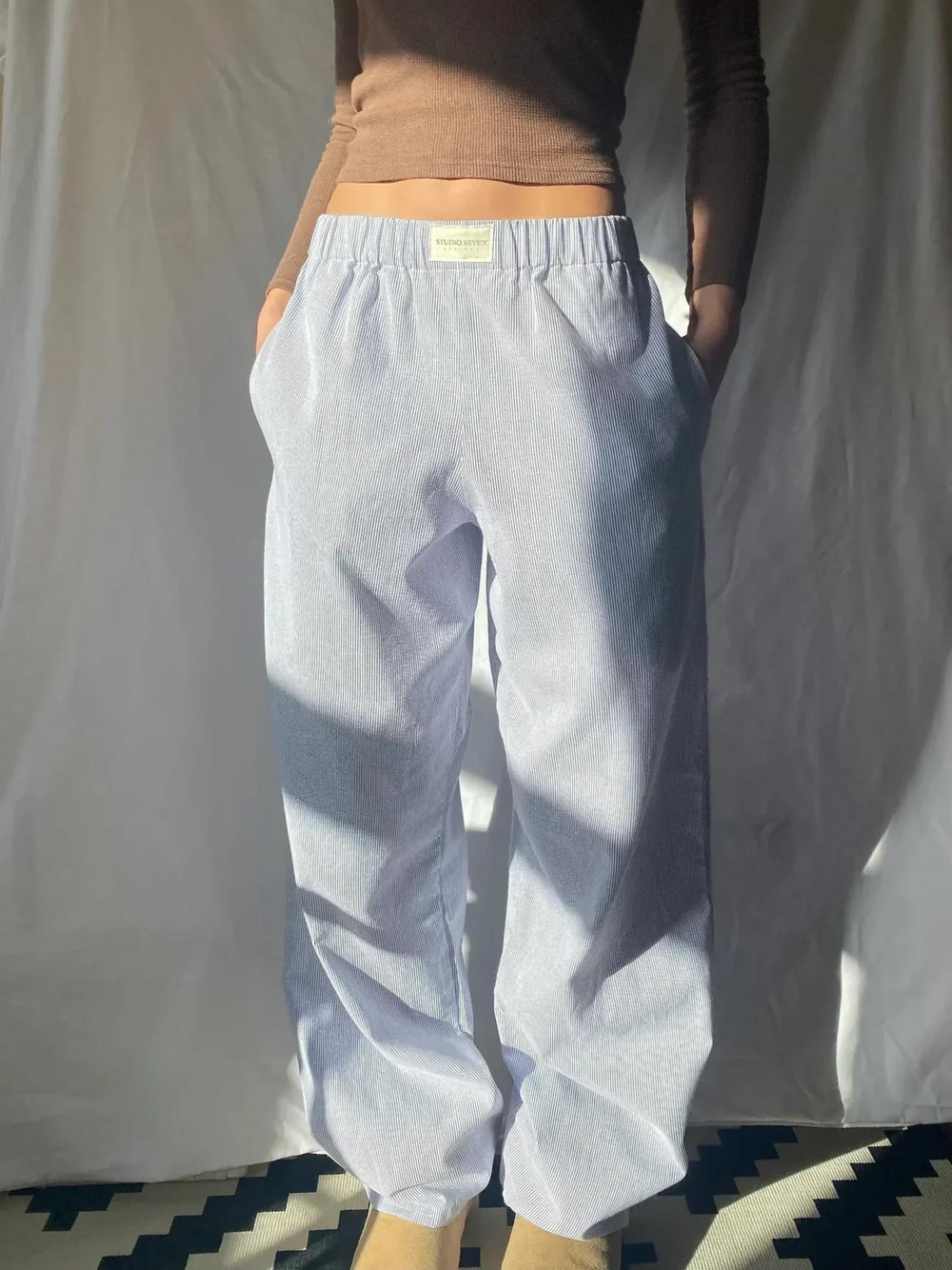 Milvane | Pantalon Femme Large Taille Élastique - Image 2