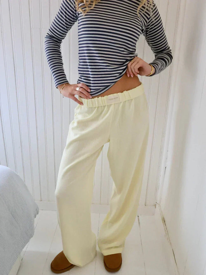 Milvane | Pantalon Femme Large Taille Élastique - Image 5