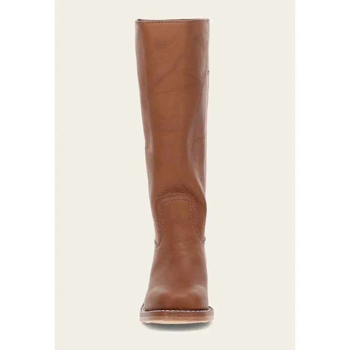 Morvaine | Bottes Campus Cuir Femme Talon Bloc - Camel - Image 13