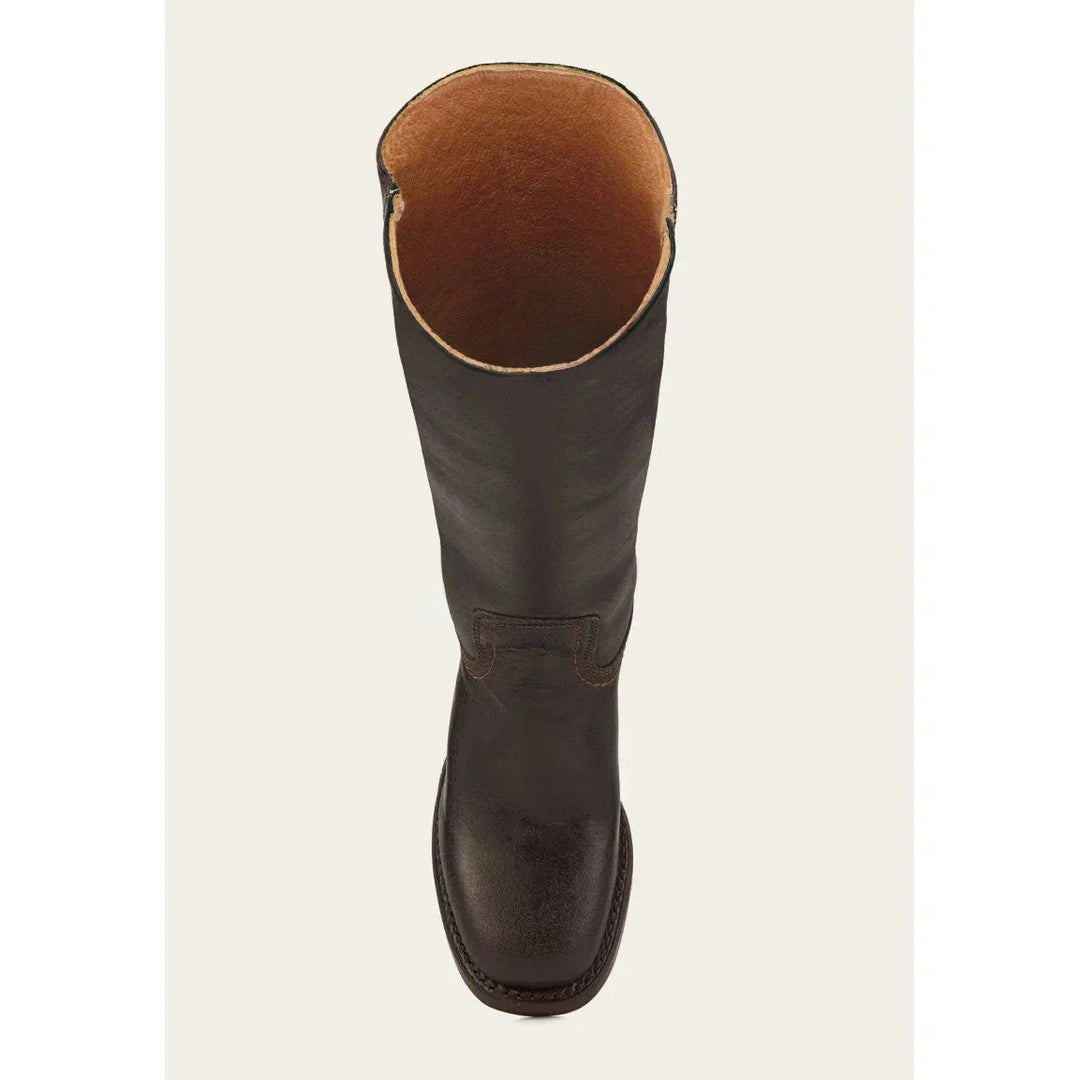 Morvaine | Bottes Campus Cuir Femme Talon Bloc - Camel - Image 15