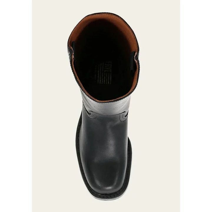 Morvaine | Bottes Campus Cuir Femme Talon Bloc - Camel - Image 17