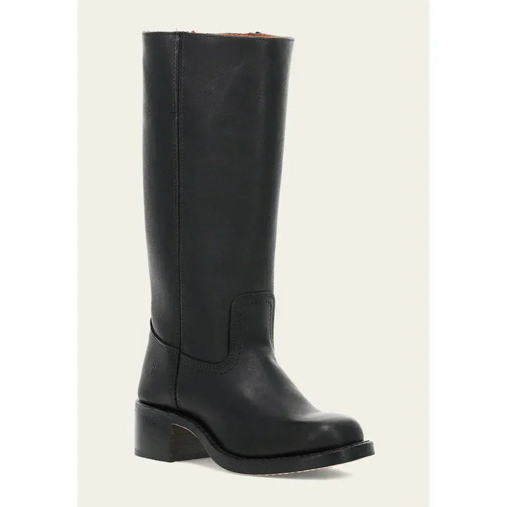 Morvaine | Bottes Campus Cuir Femme Talon Bloc - Camel - Image 19
