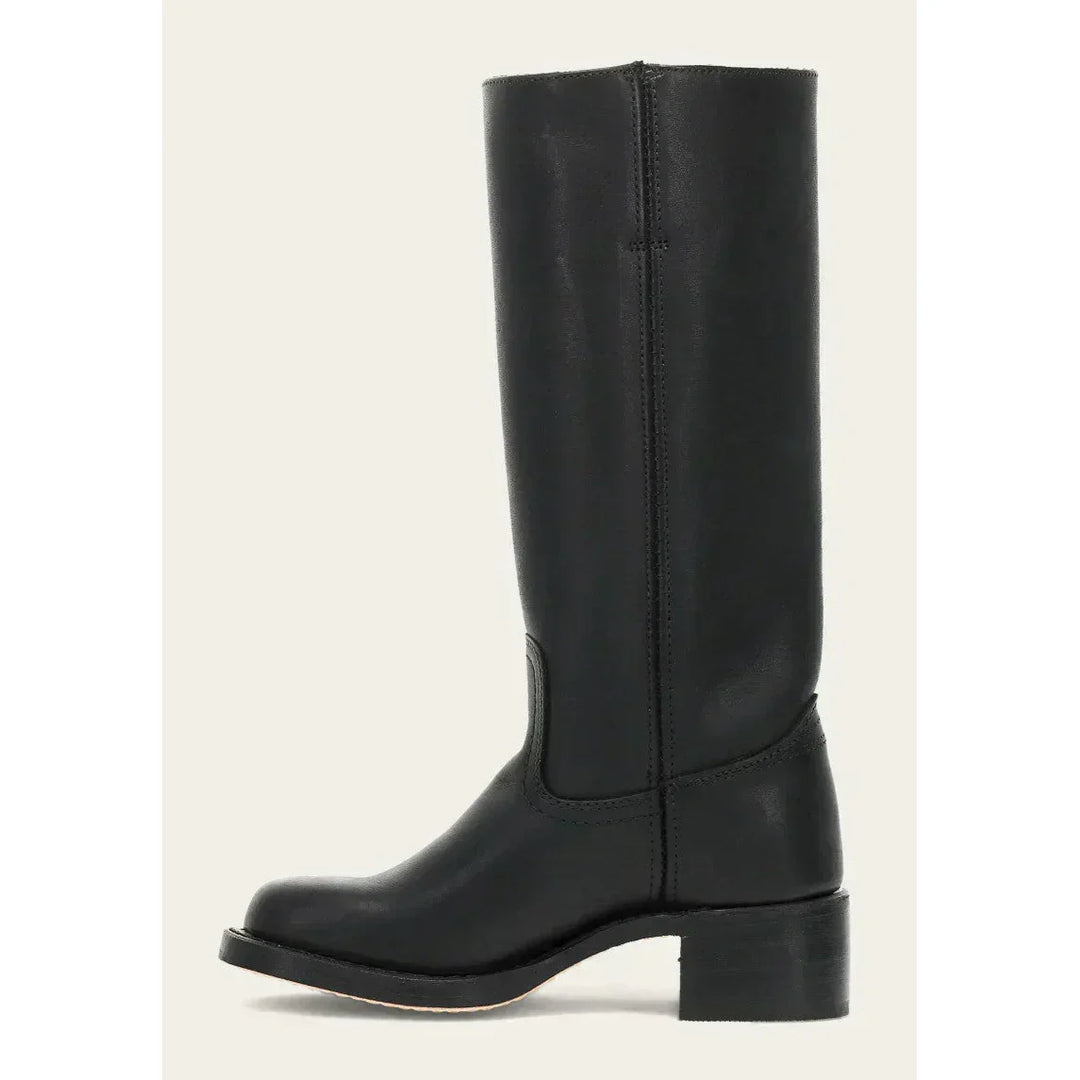 Morvaine | Bottes Campus Cuir Femme Talon Bloc - Camel - Image 21