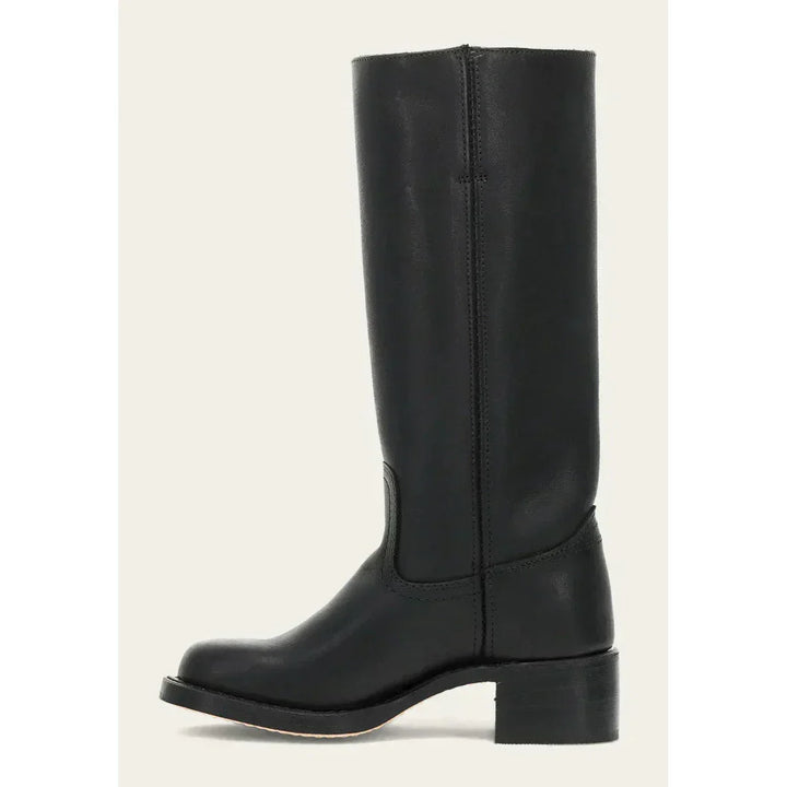 Morvaine | Bottes Campus Cuir Femme Talon Bloc - Camel - Image 21