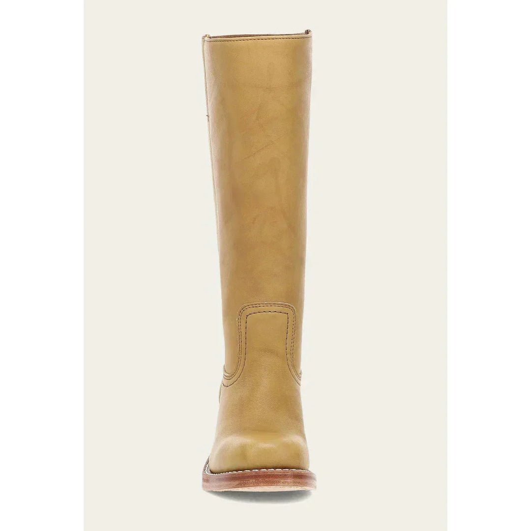 Morvaine | Bottes Campus Cuir Femme Talon Bloc - Camel - Image 7