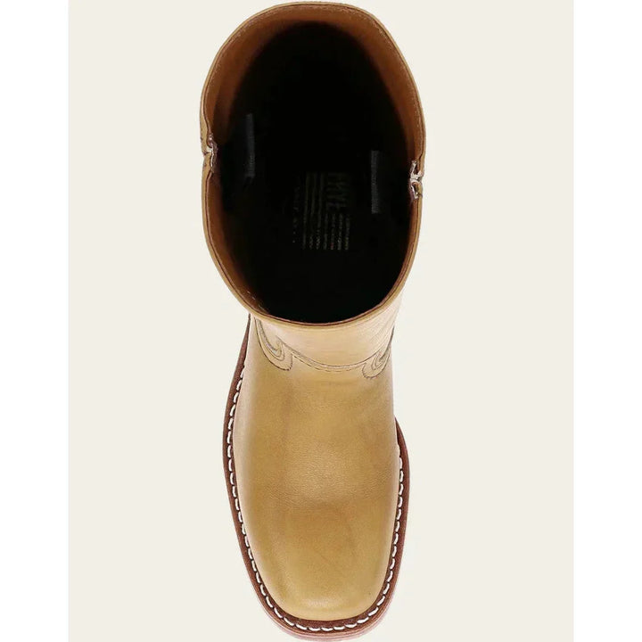 Morvaine | Bottes Campus Cuir Femme Talon Bloc - Camel - Image 8