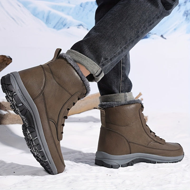 Nolvaire | Femme Bottes de Neige Imperméables Fourrées - Black - Image 10