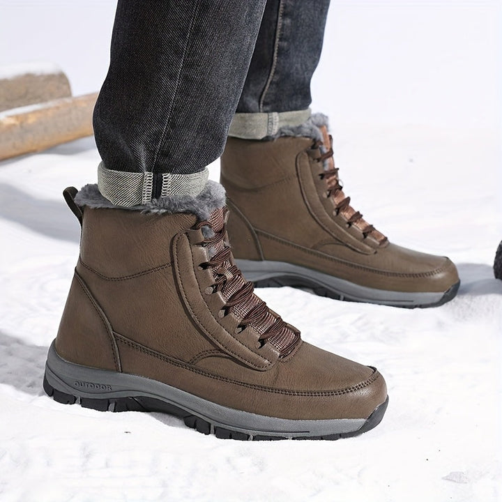 Nolvaire | Femme Bottes de Neige Imperméables Fourrées - Black - Image 11