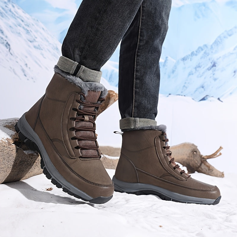 Nolvaire | Femme Bottes de Neige Imperméables Fourrées - Black - Image 6