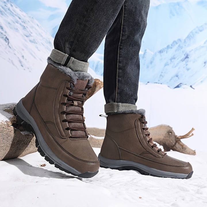 Nolvaire | Femme Bottes de Neige Imperméables Fourrées - Black - Image 6