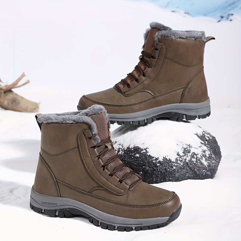 Nolvaire | Femme Bottes de Neige Imperméables Fourrées - Black - Image 7