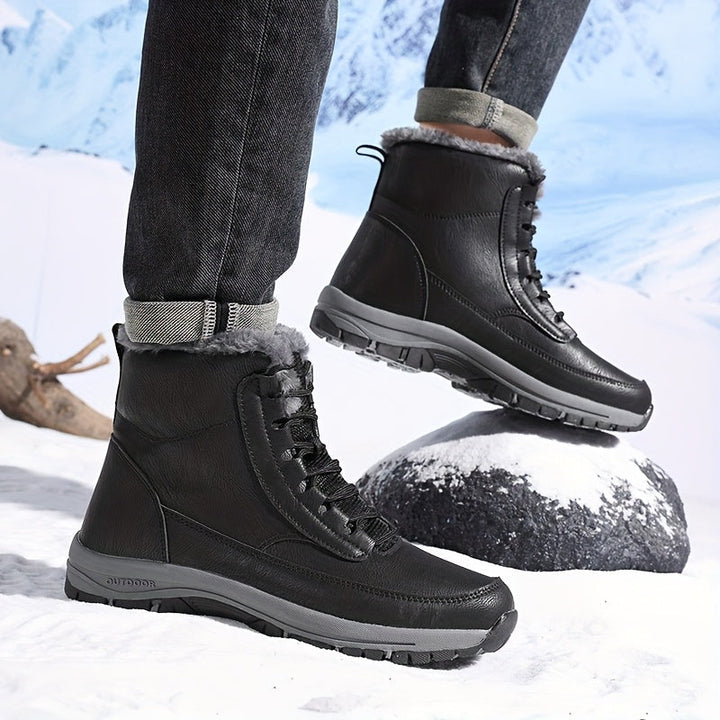Nolvaire | Femme Bottes de Neige Imperméables Fourrées - Black - Image 9